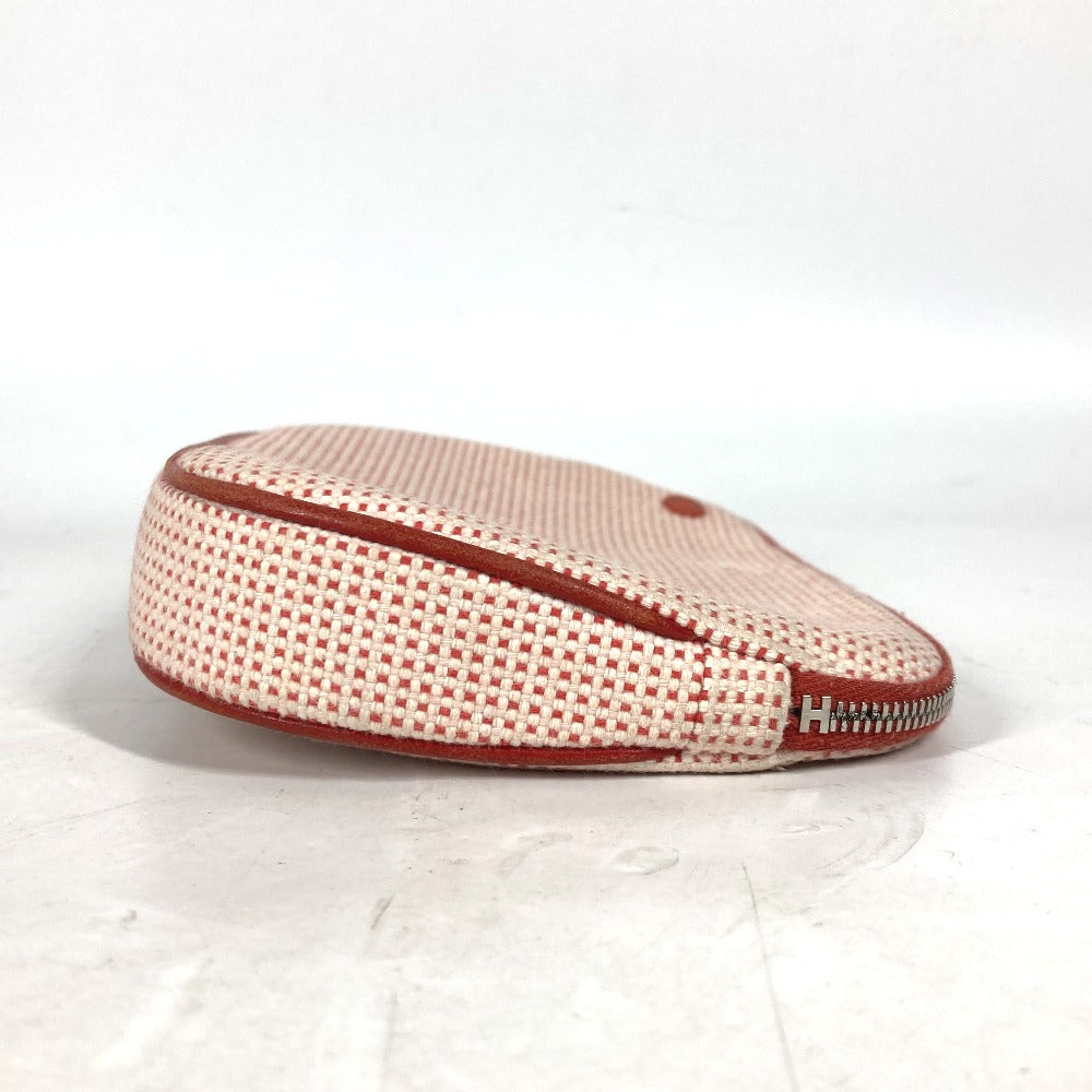 Pouch Cotton Orange Type Pouch "Echappé" Handbag Travel Bag