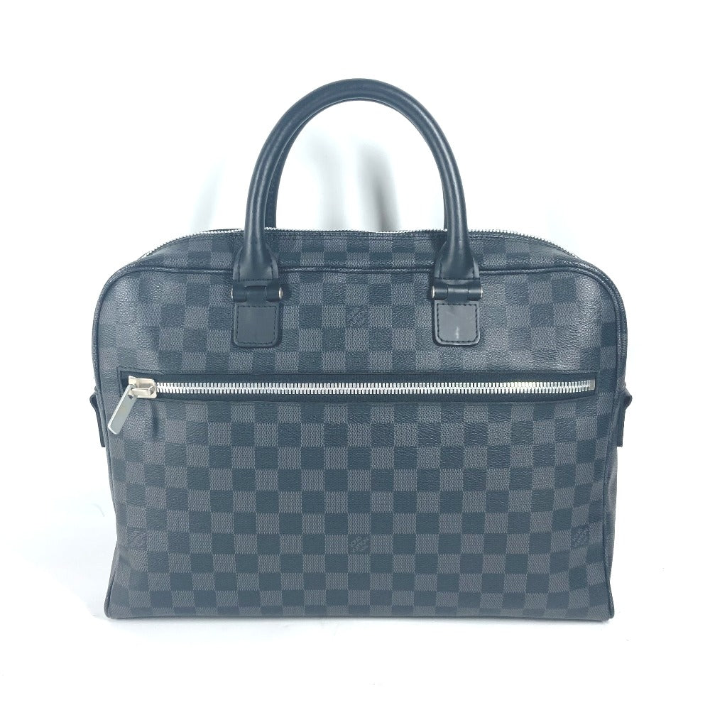 Louis Vuitton Business N23211 Damier Grafitto Damier Canvas Black Handbag