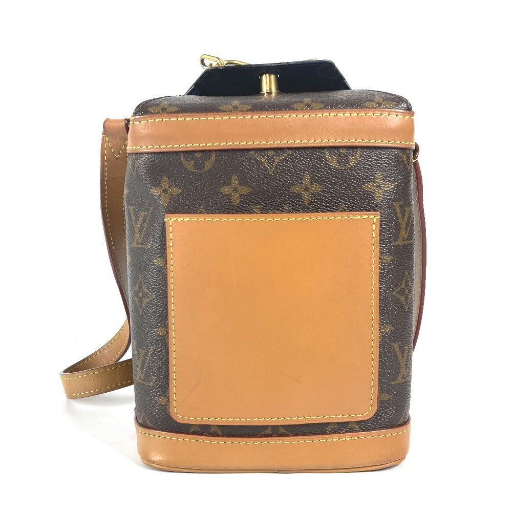 Louis Vuitton M44877 Milk box Monogram Leather Canvas Brown Shoulder Bag