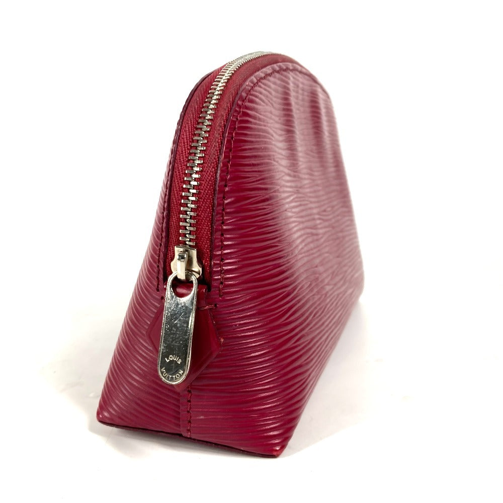 Louis Vuitton Cosmetics Pouch M40641 Epi Leather Pink Clutch Bag