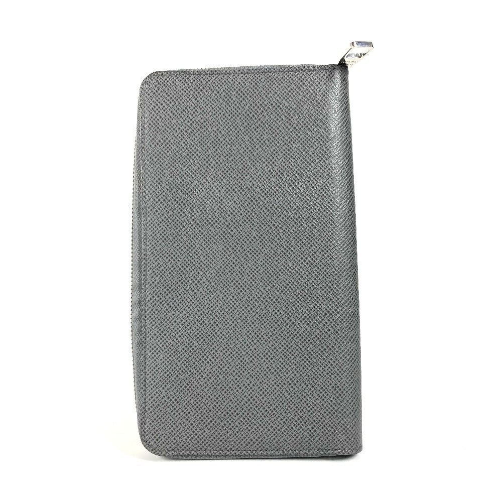 Louis Vuitton Long Purse M30517 Taiga Leather Gray Wallet Case