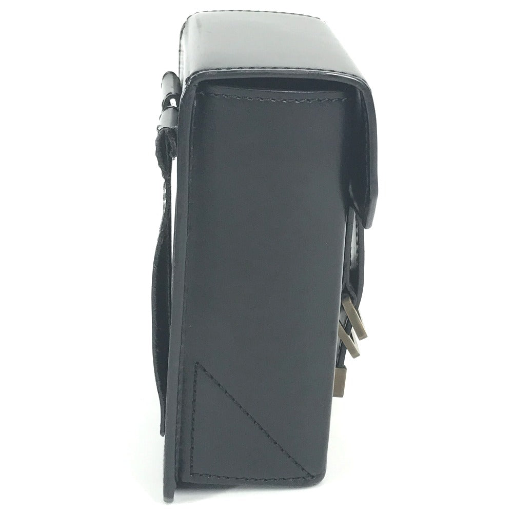 Louis Vuitton Pouch M92222 Liege line Pister Leather Black Handbag