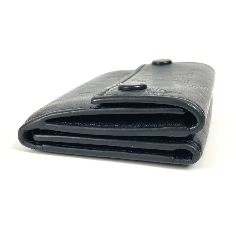 Louis Vuitton Trifold M67631 shadow Discovery Monogram Leather Black Wallet Case