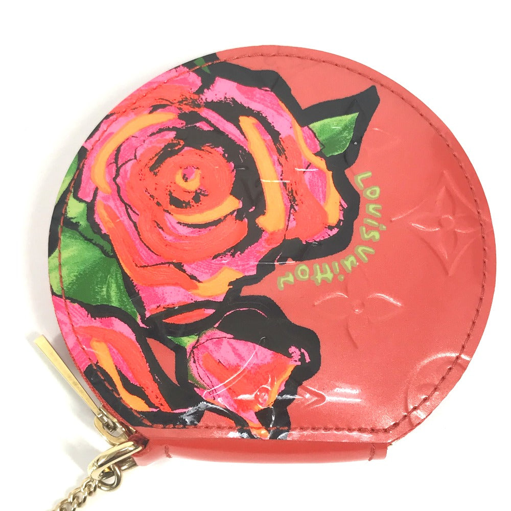 Louis Vuitton Coin M93691 Vernis Rose Monogram Orange Handbag
