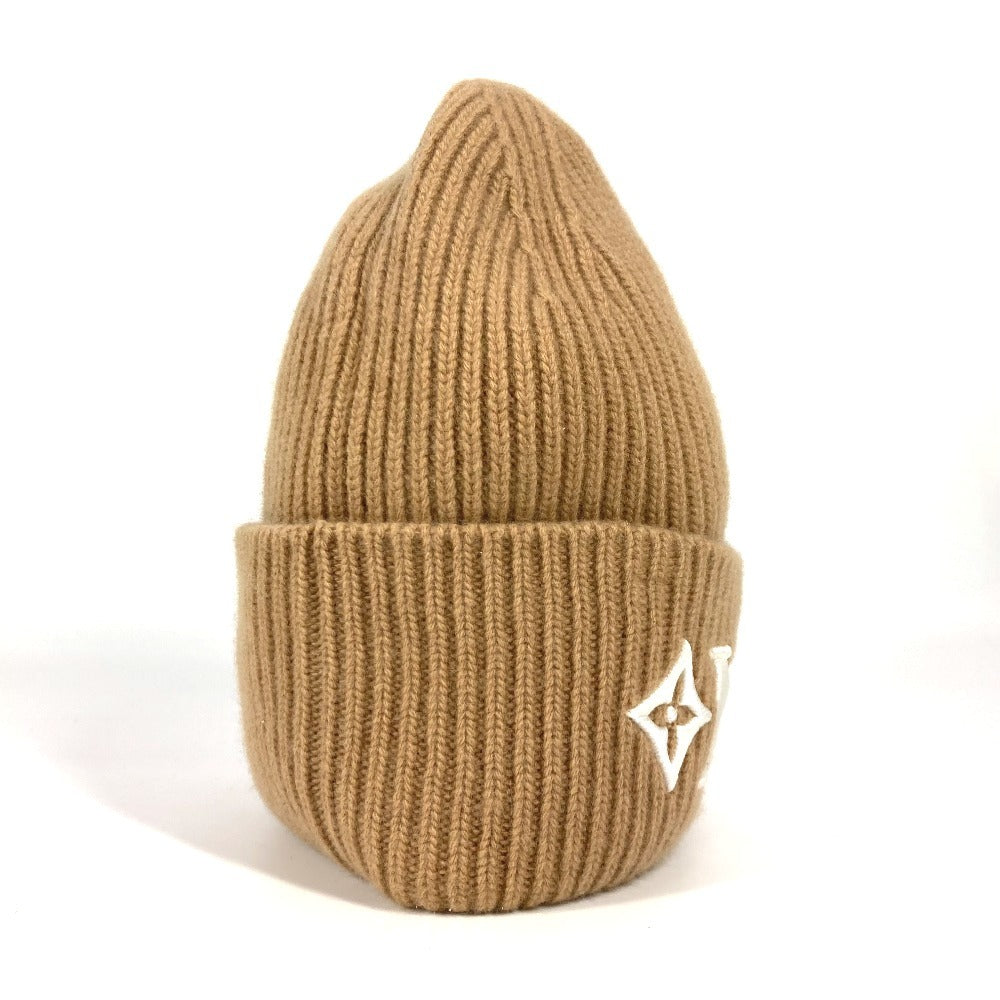 Louis Vuitton Knit M77871 Bonnet Headline Wool Beige Apparel