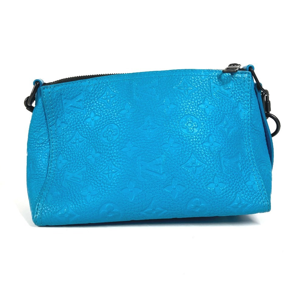 Louis Vuitton M55925 Ann Platt Ann Platt Monogram Leather Blue Crossbody Bag Mo 9
