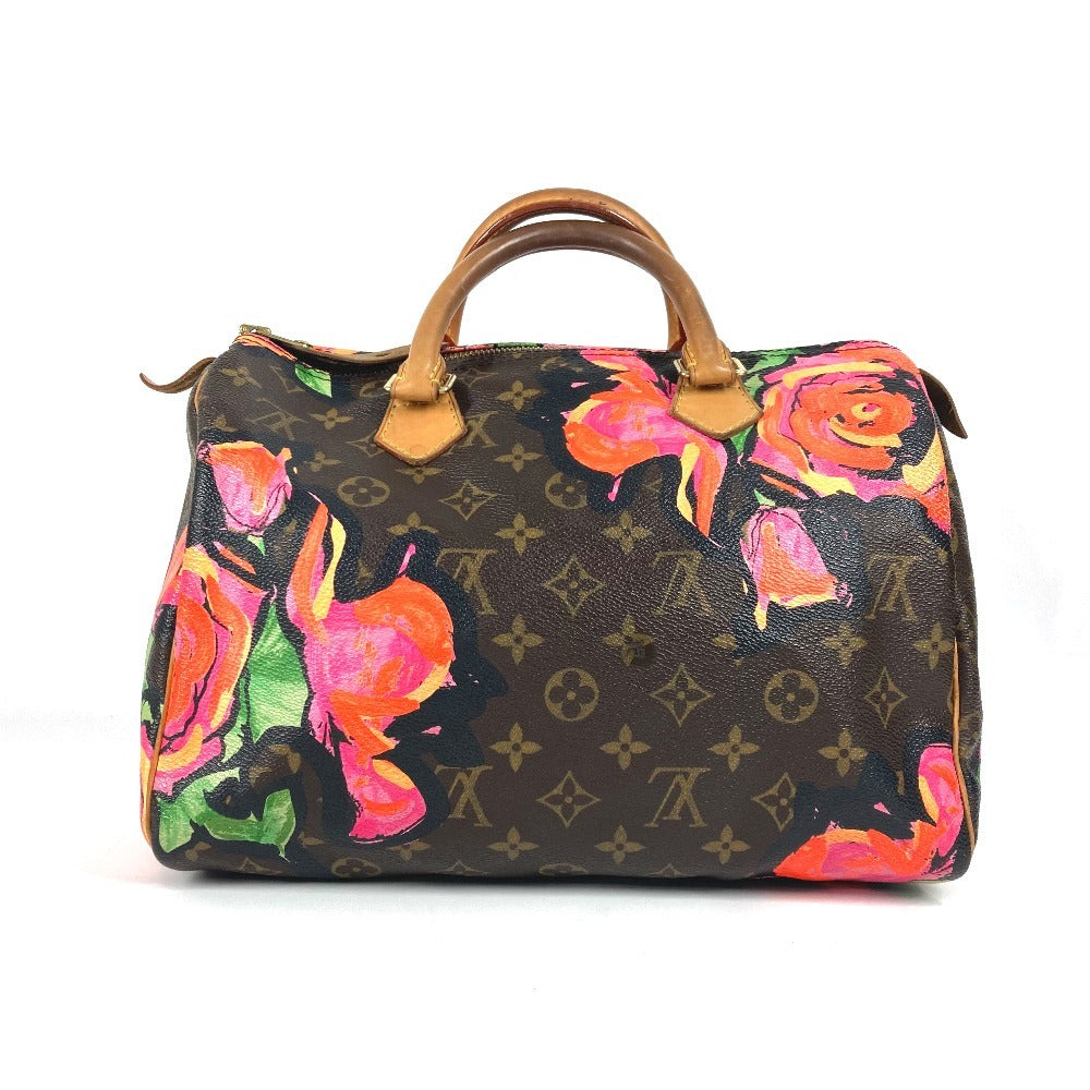 Louis Vuitton M48610 Rose Speedy 30 Monogram Canvas Brown Handbag