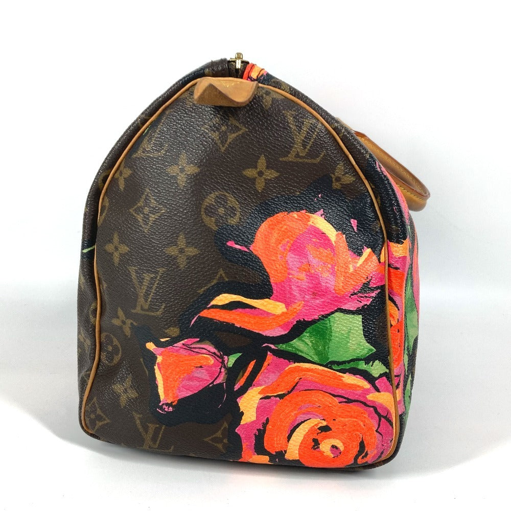 Louis Vuitton M48610 Rose Speedy 30 Monogram Canvas Brown Handbag