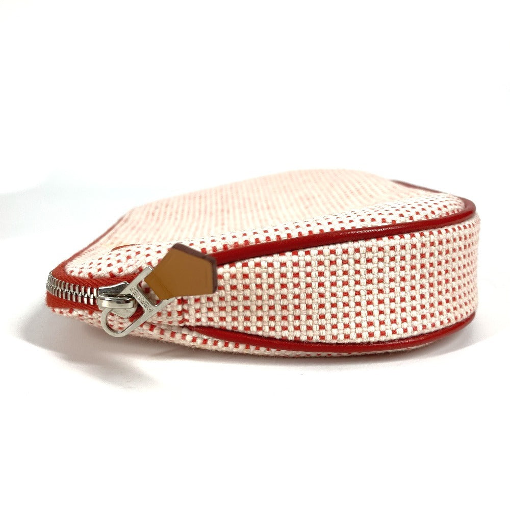 Pouch Cotton Pouch "Echappé" Handbag Red Travel Bag