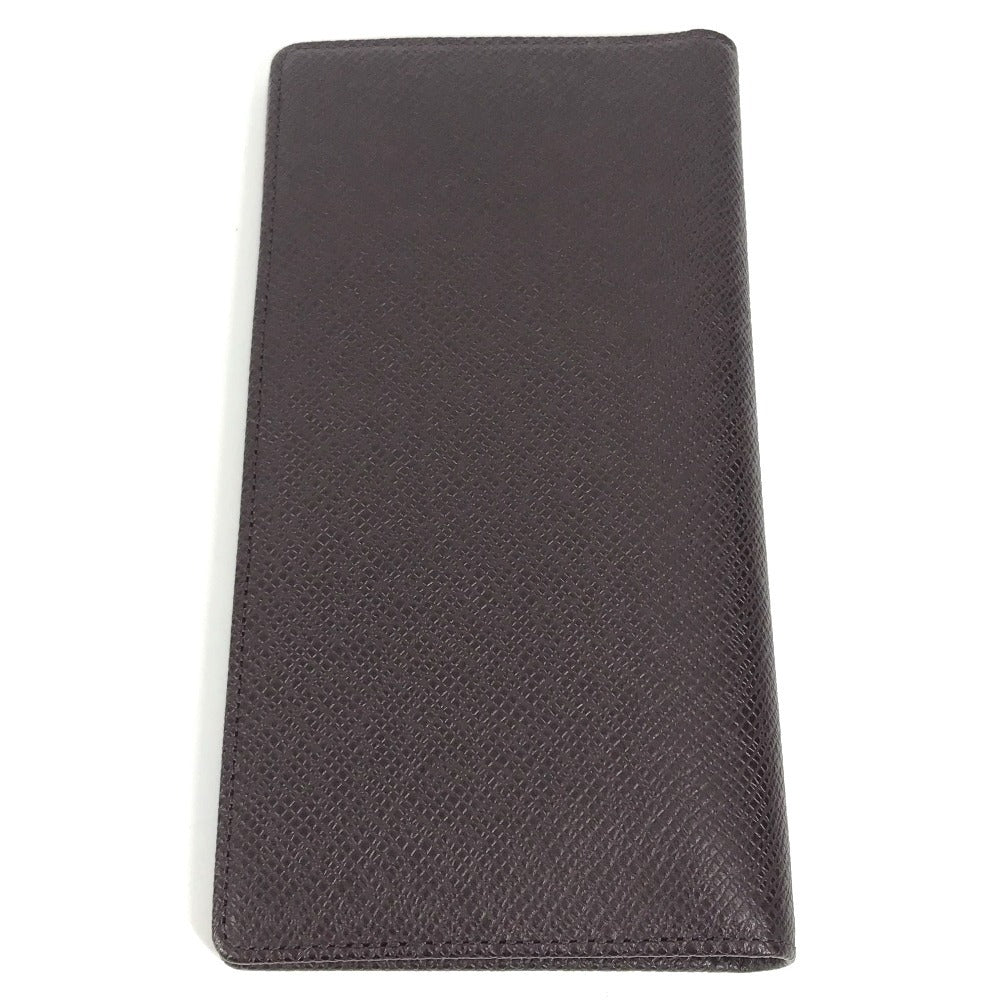 Louis Vuitton Long Purse M30396 Taiga purple Leather Wallet Case