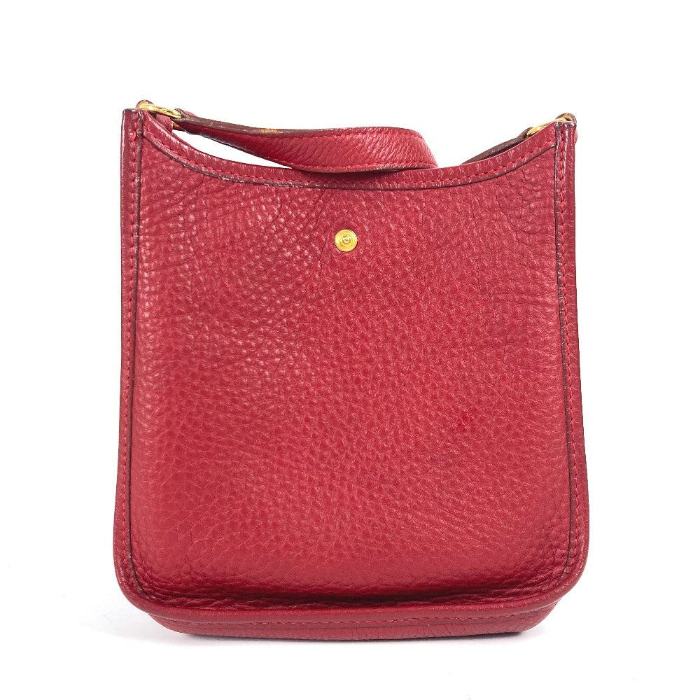 Hermes Shoulder Bag Taurillon Clemence Evelyn Tpm Women Red