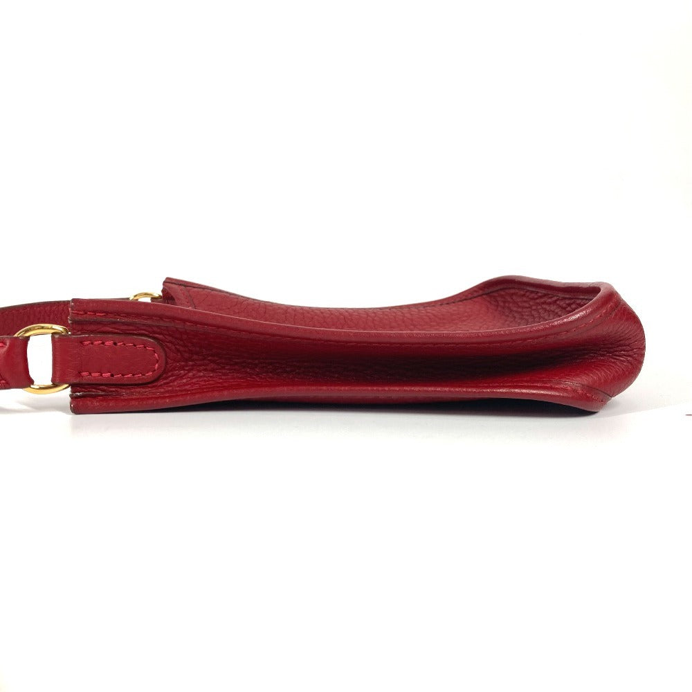 Hermes Shoulder Bag Taurillon Clemence Evelyn Tpm Women Red