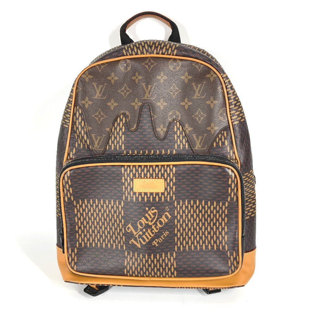 Louis Vuitton Backpack N40380 Damier Giant Damier Canvas Brown
