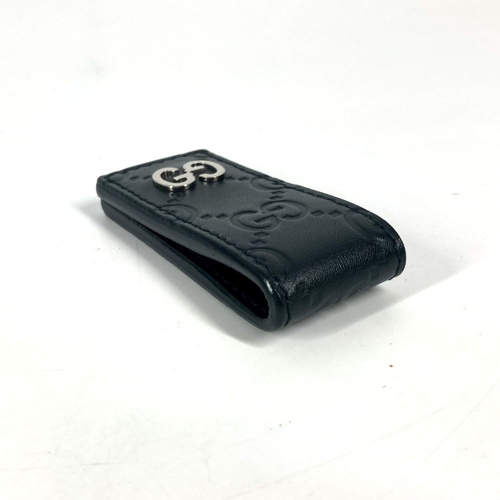 Gucci Money clip Sima GG Guccisima Leather Black Handbag