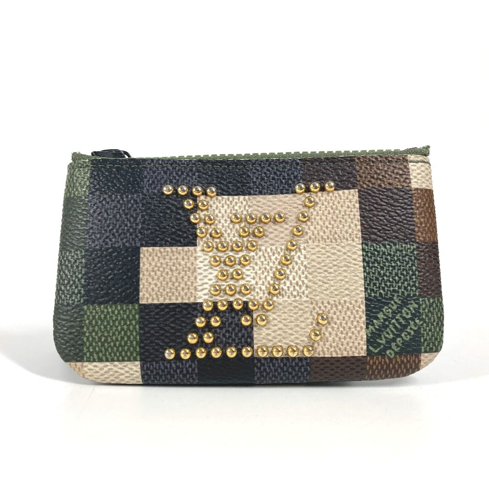 Louis Vuitton Coin M83175 Damier Pop Pochette Leather Multicolor Clutch Bag