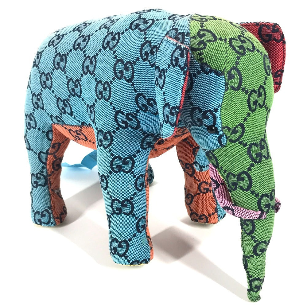 Gucci Plush Doll fabric GG Decorative Multicolor Handbag