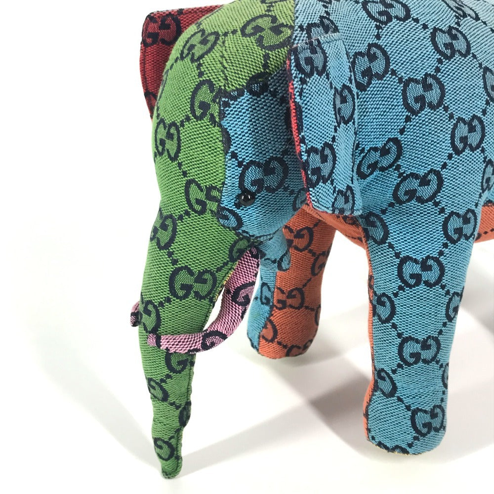 Gucci Plush Doll fabric GG Decorative Multicolor Handbag