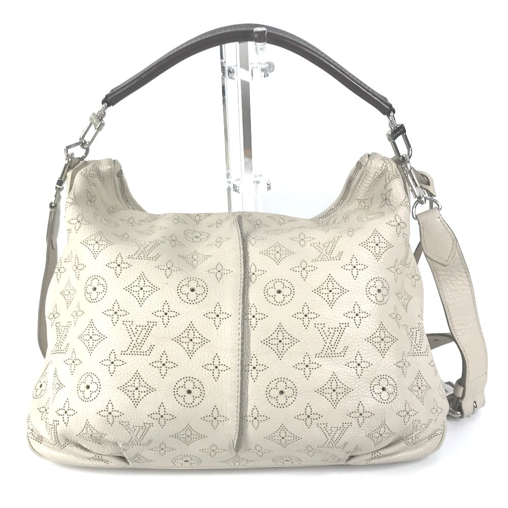 Louis Vuitton M94275 mahina Serene PM Monogram Leather Beige Shoulder Bag