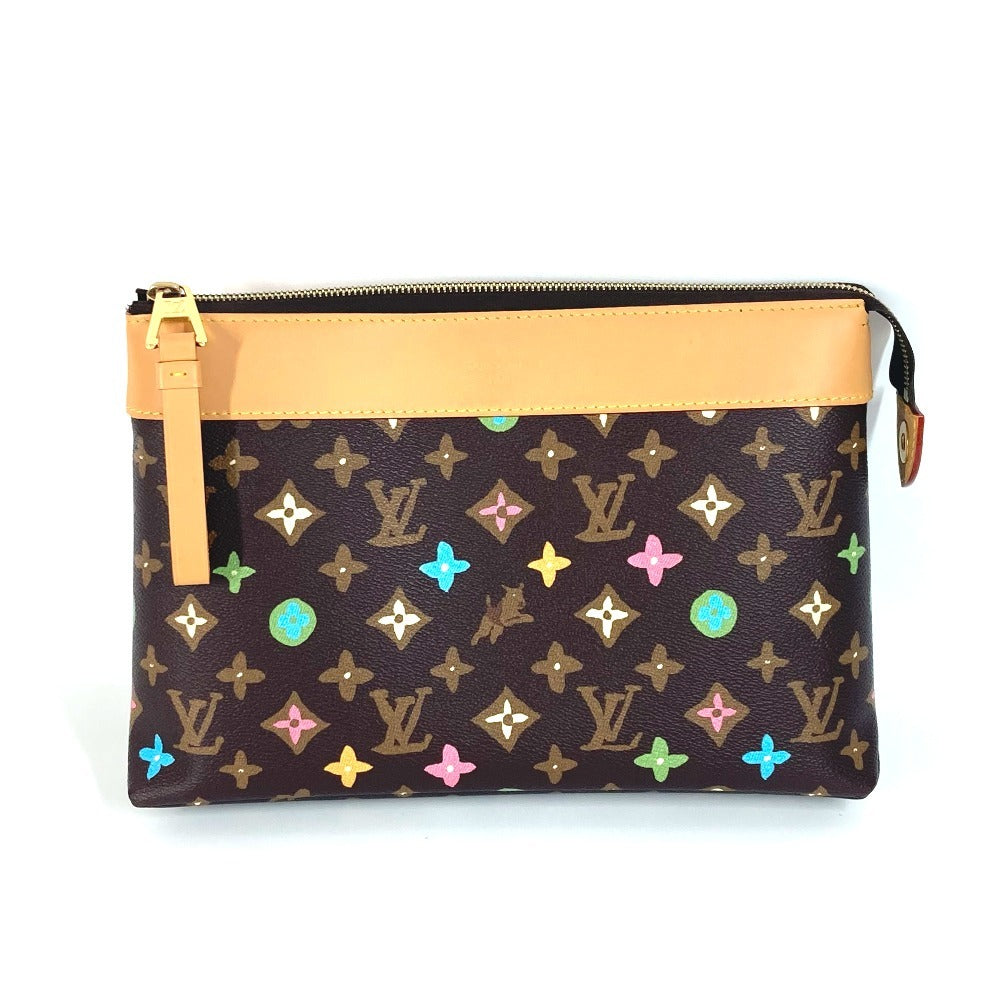 Louis Vuitton M83568 Craggy Pochette Voyage Monogram Canvas Brown Clutch Bag
