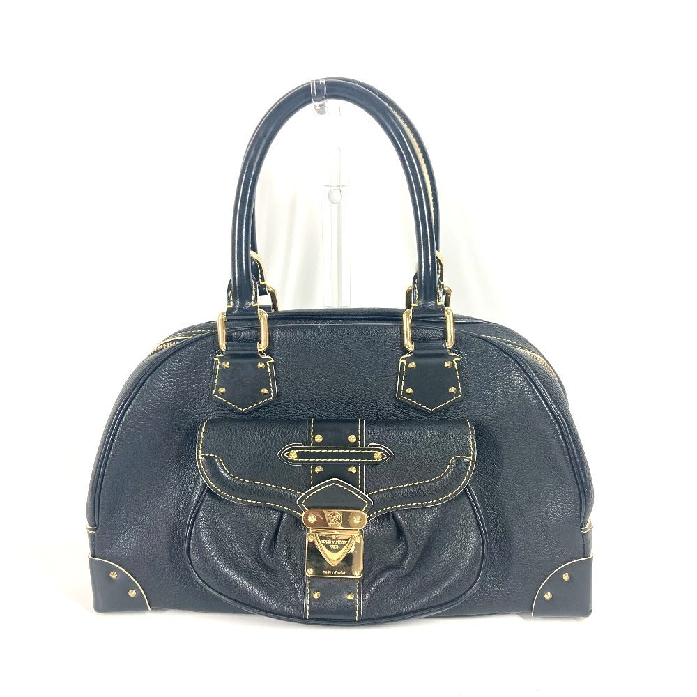 Louis Vuitton M91892 Suhari Spaerb Leather Black Handbag