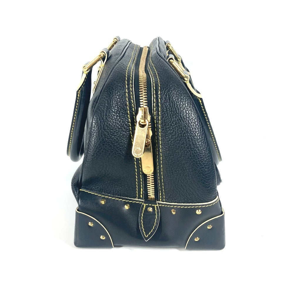 Louis Vuitton M91892 Suhari Spaerb Leather Black Handbag