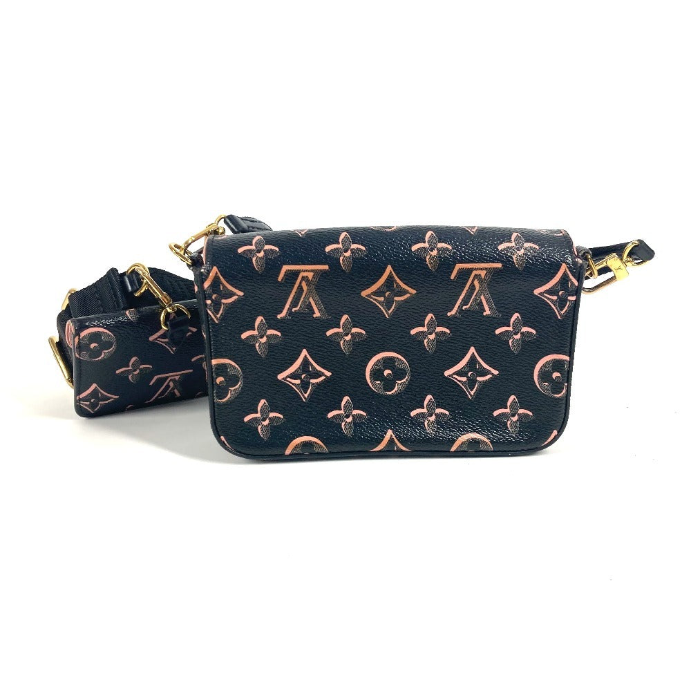 Louis Vuitton M81471 Coated Fall You Collection Monogram Canvas Black Apparel