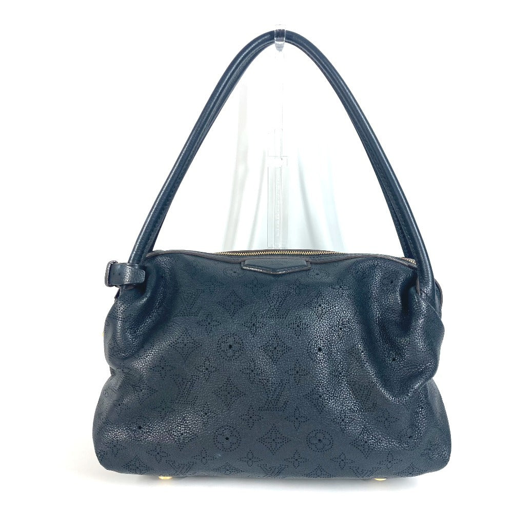 Louis Vuitton M93814 mahina Galatea PM Monogram Leather Black Shoulder Bag Mo 1