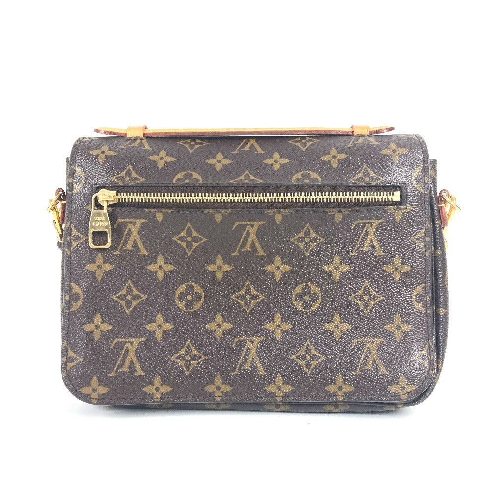 Louis Vuitton M40780 Pochette Metis MM Monogram Canvas Brown Clutch Bag