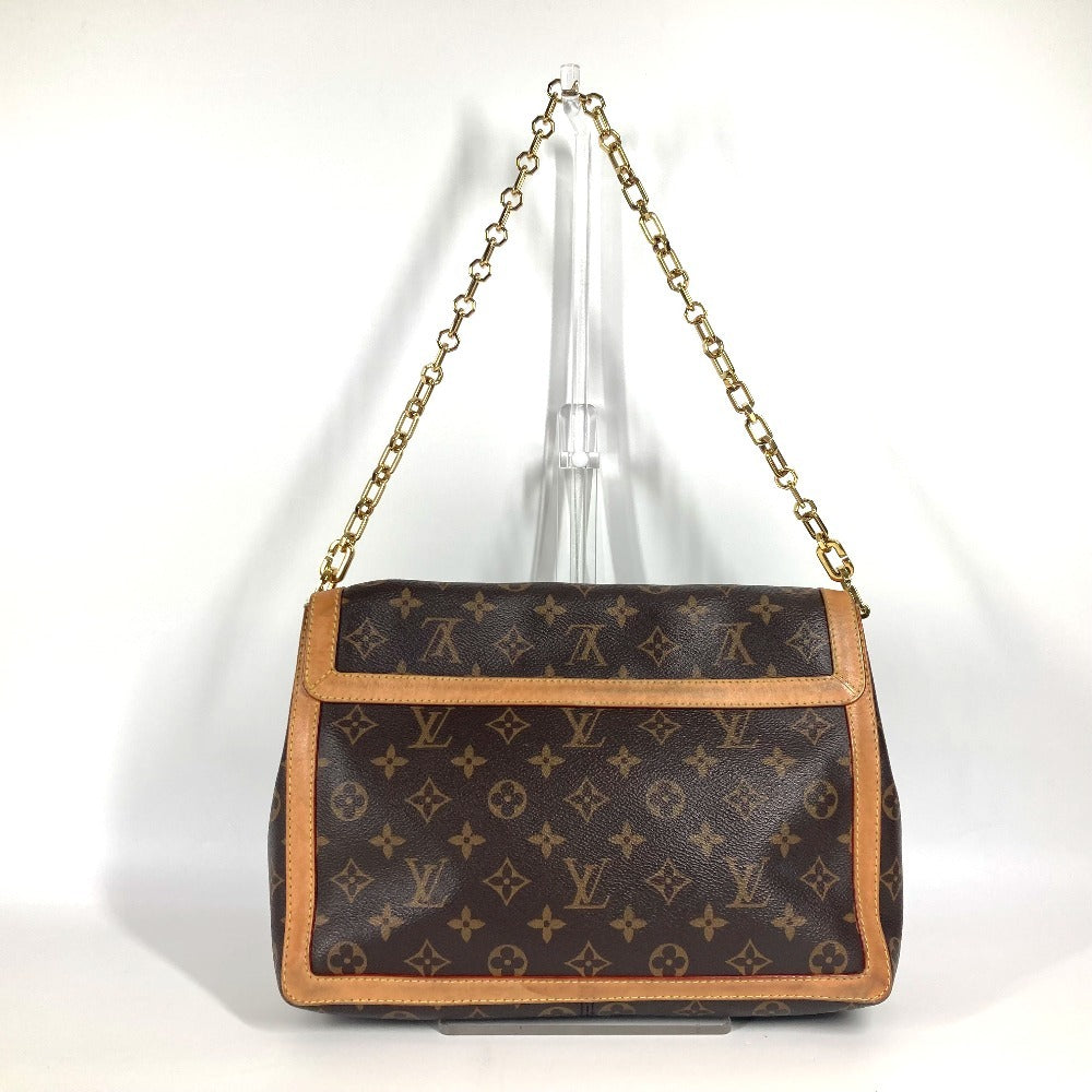 Louis Vuitton M47149 Dauphine Soft GM Monogram Canvas Brown Shoulder Bag