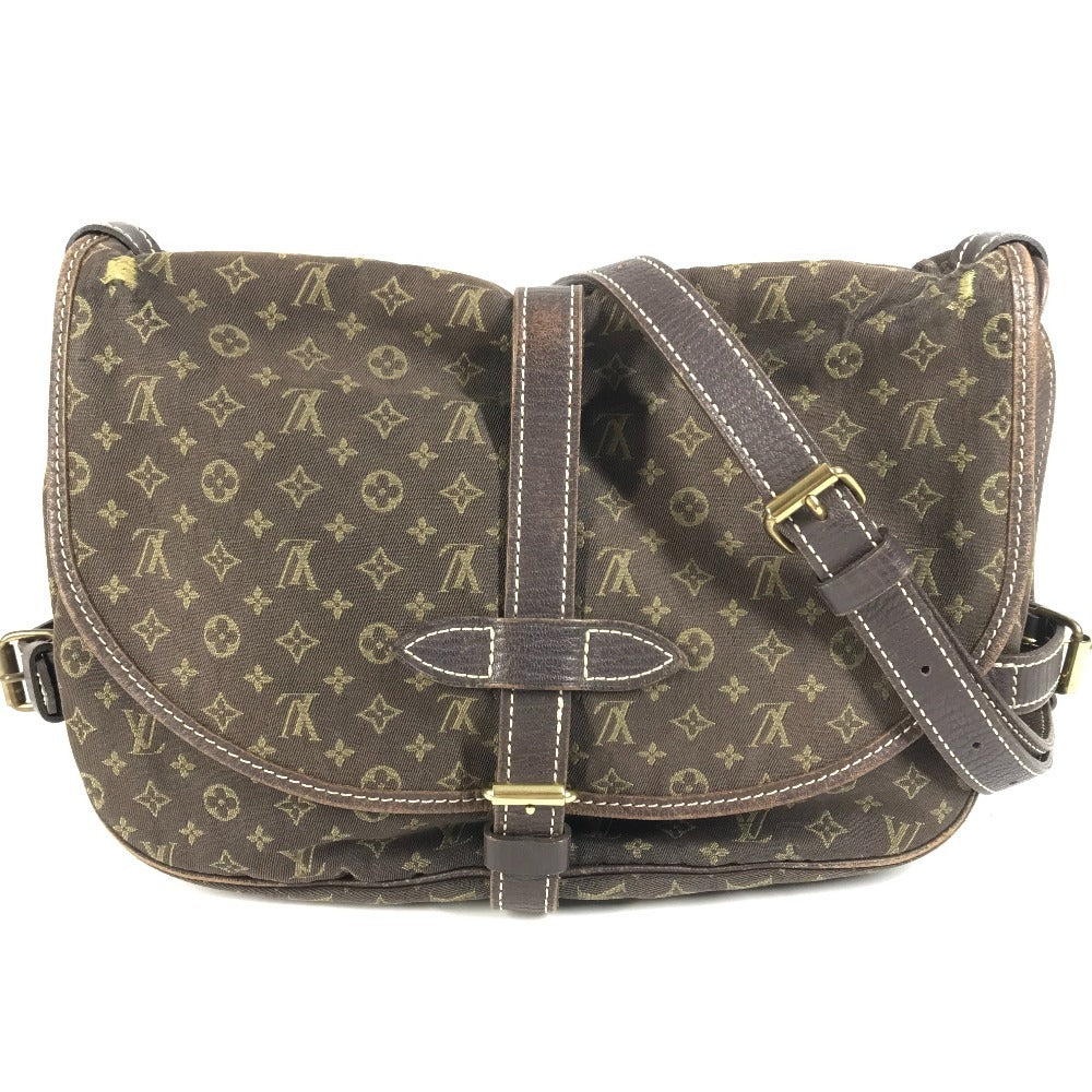 Louis Vuitton M95227 -LinCanvas run Saumur 30 Monogram Brown Mini Shoulder Bag Mo 3