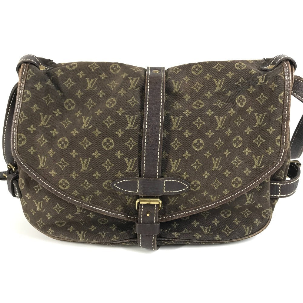 Louis Vuitton M95227 -LinCanvas run Saumur 30 Monogram Brown Mini Shoulder Bag Mo 3
