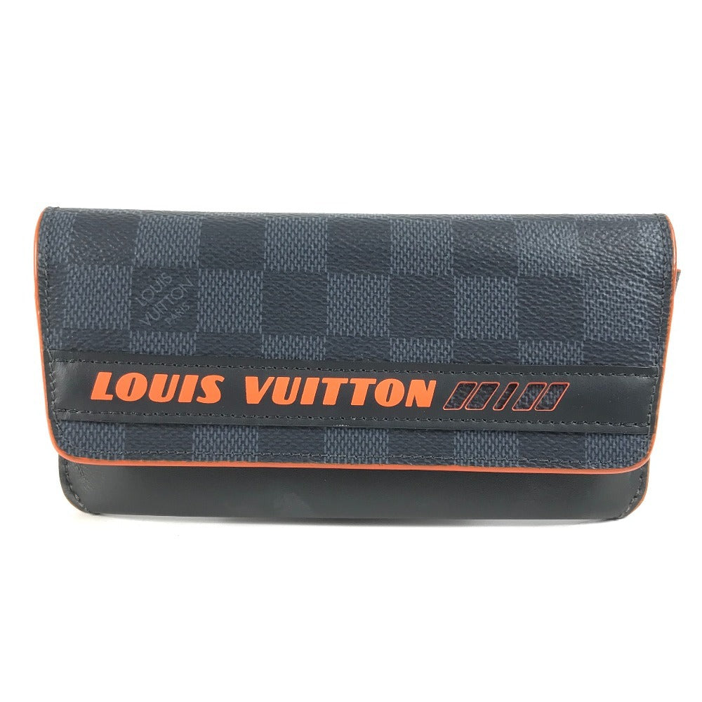 Louis Vuitton Pouch Damier Cobalt Damier Cobalt Canvas Navy Handbag Mo 5