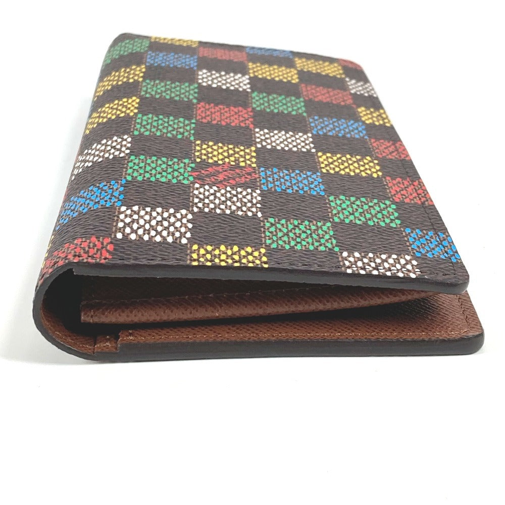 Louis Vuitton Long Purse N00141 Damier Birds Canvas Brown Wallet Case