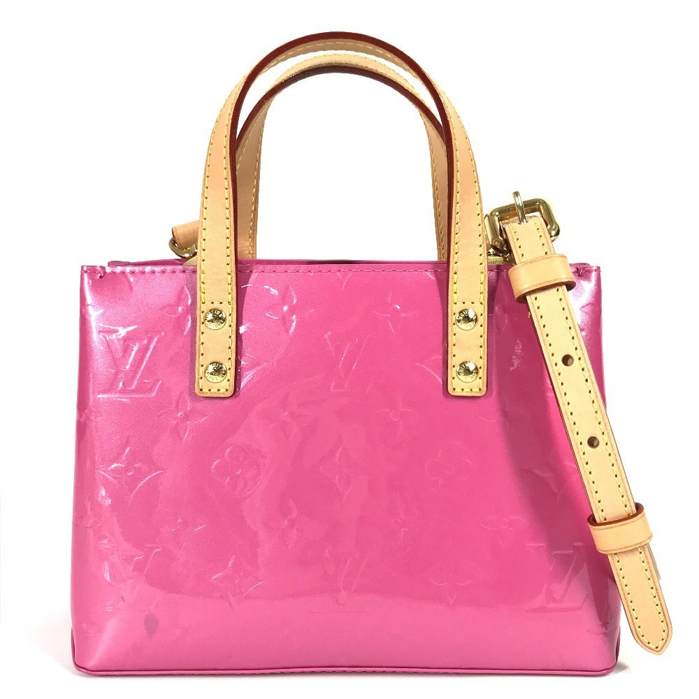 Louis Vuitton M24028 Vernis Remix Reed Monogram Pink Shoulder Bag