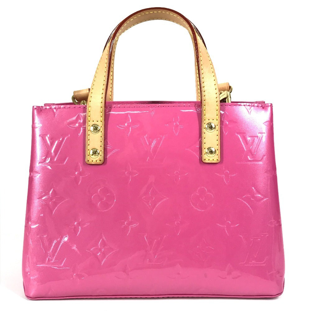 Louis Vuitton M24028 Vernis Remix Reed Monogram Pink Shoulder Bag