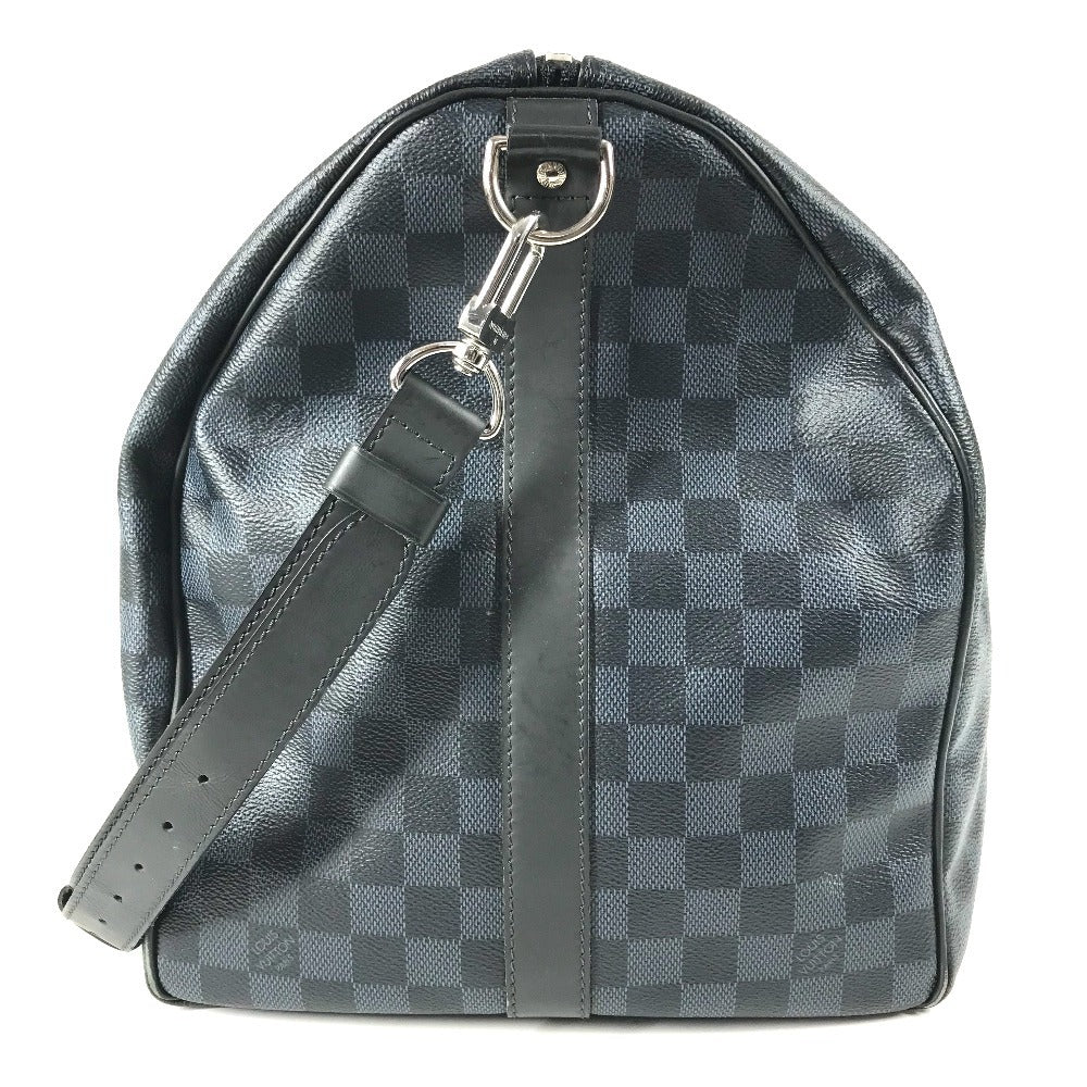 Louis Vuitton Boston Duffel M41356 Damier Cobalt Canvas Navy Travel Bag