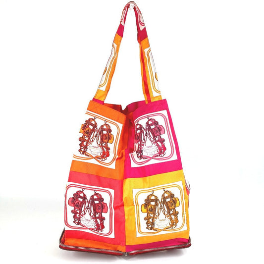 Shoulder Bag Bags Eco Bags Folding Silky Leather Red