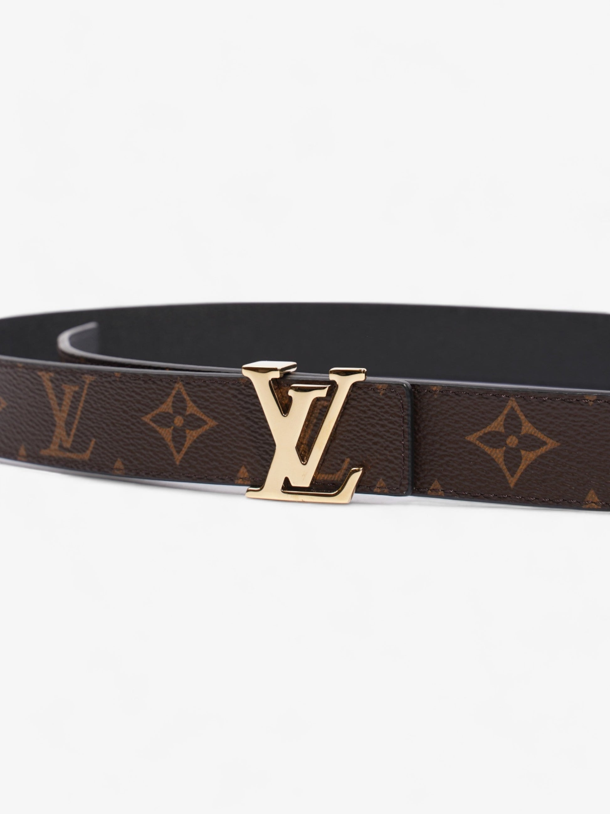 Louis Vuitton Iconic 25MM Reversible Coated 95cm Monogram Canvas Black Apparel