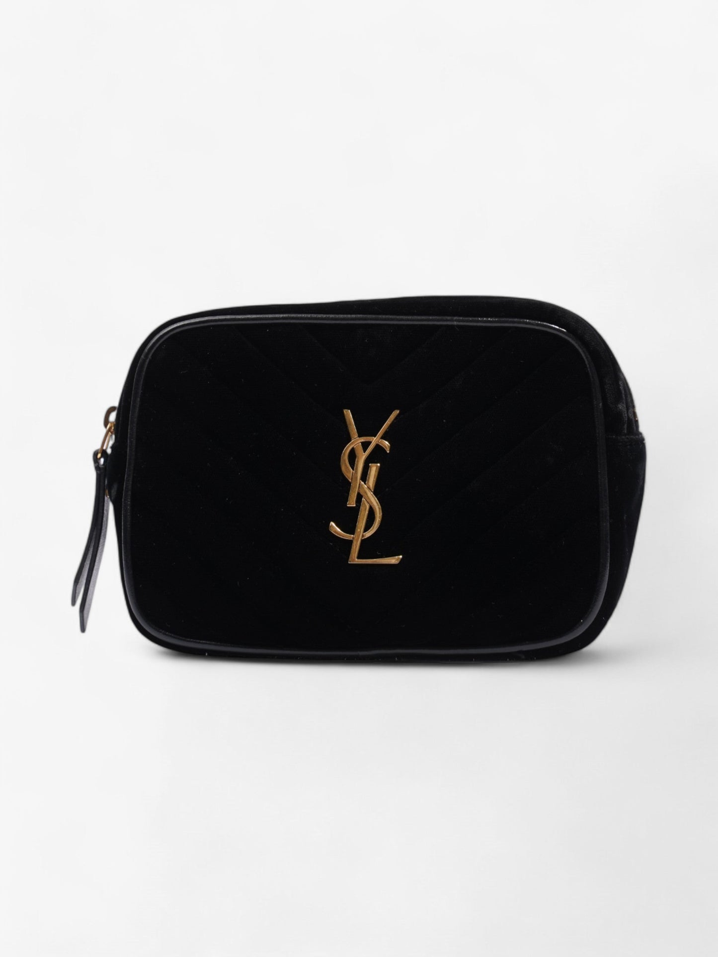 YSL Saint Laurent Lou Belt Bag Velvet Black