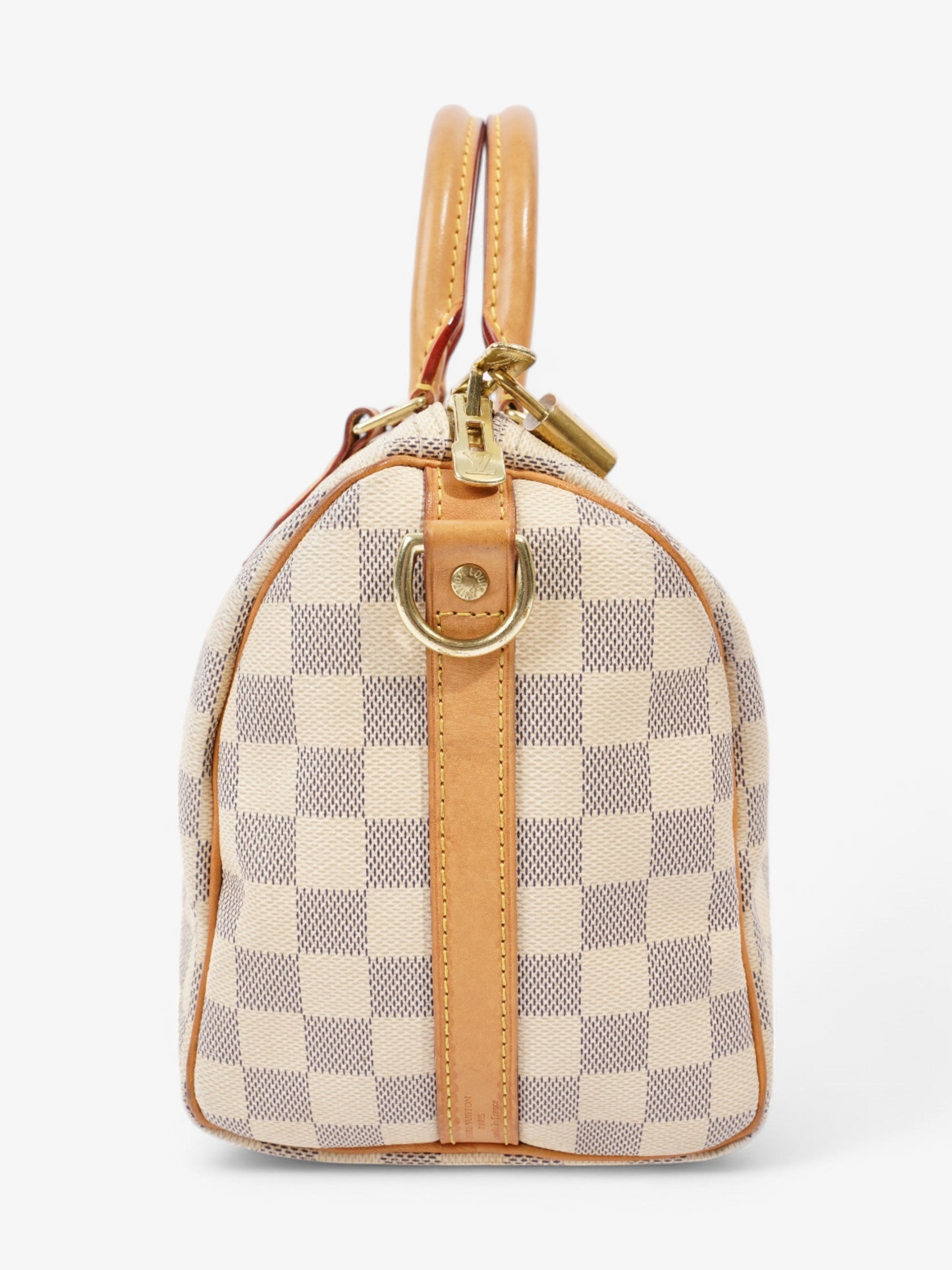 Louis Vuitton Speedy Bandoulière Azur Coated 25 Canvas Coated Canvas Damier Apparel