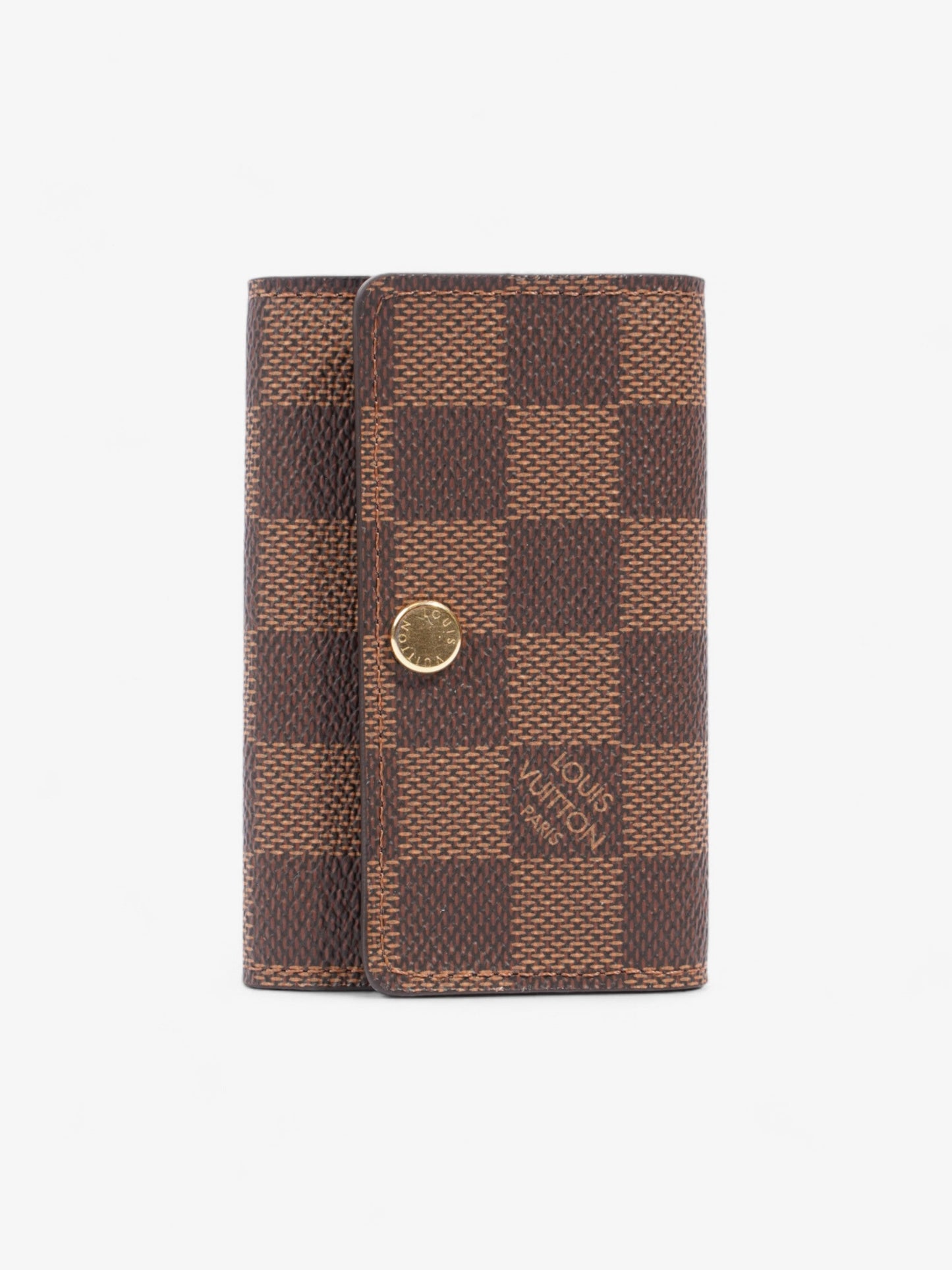 Louis Vuitton Multicles 6 Holder Ebene Coated Damier Canvas Coated Canvas Apparel