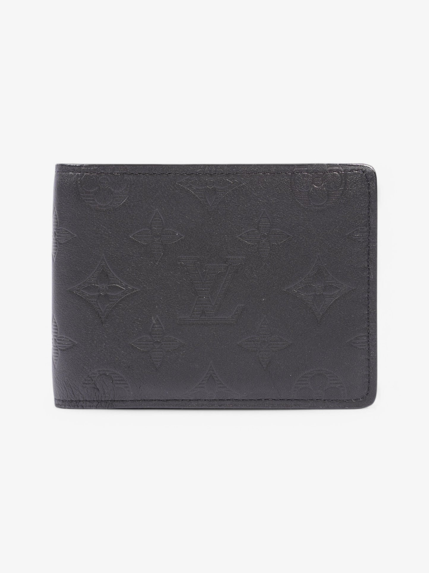 Louis Vuitton Multiple Leather Calfskin Black Wallet Case