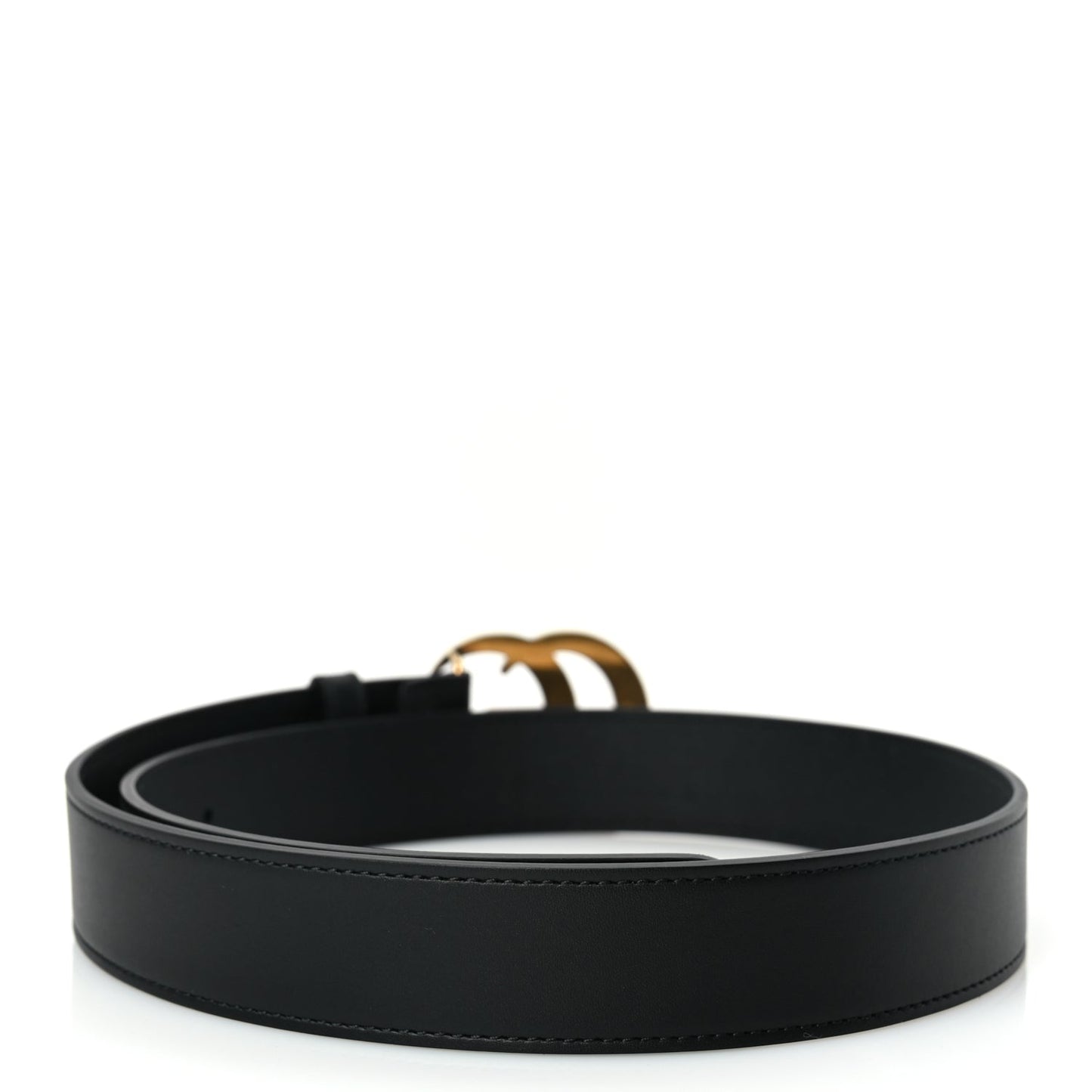 Gucci Calfskin Double G 30mm Belt 75 30 Black