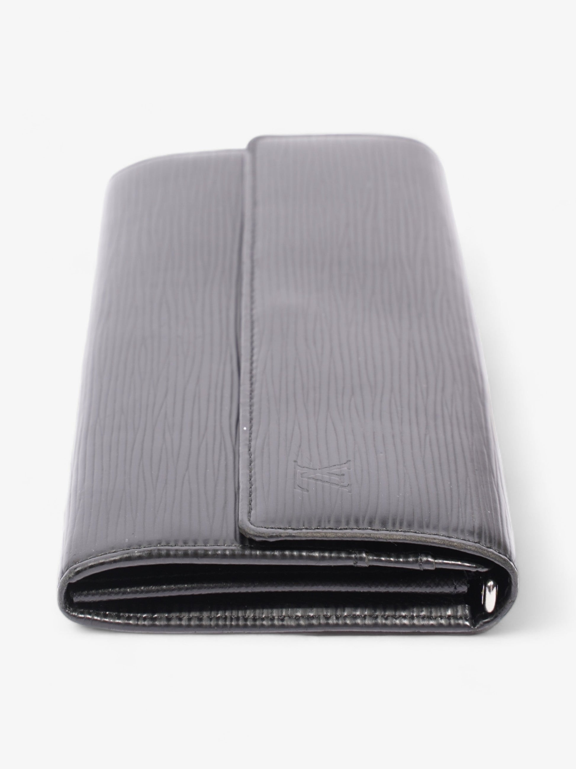 Louis Vuitton Long Epi Leather Black Wallet Case Epi Leather