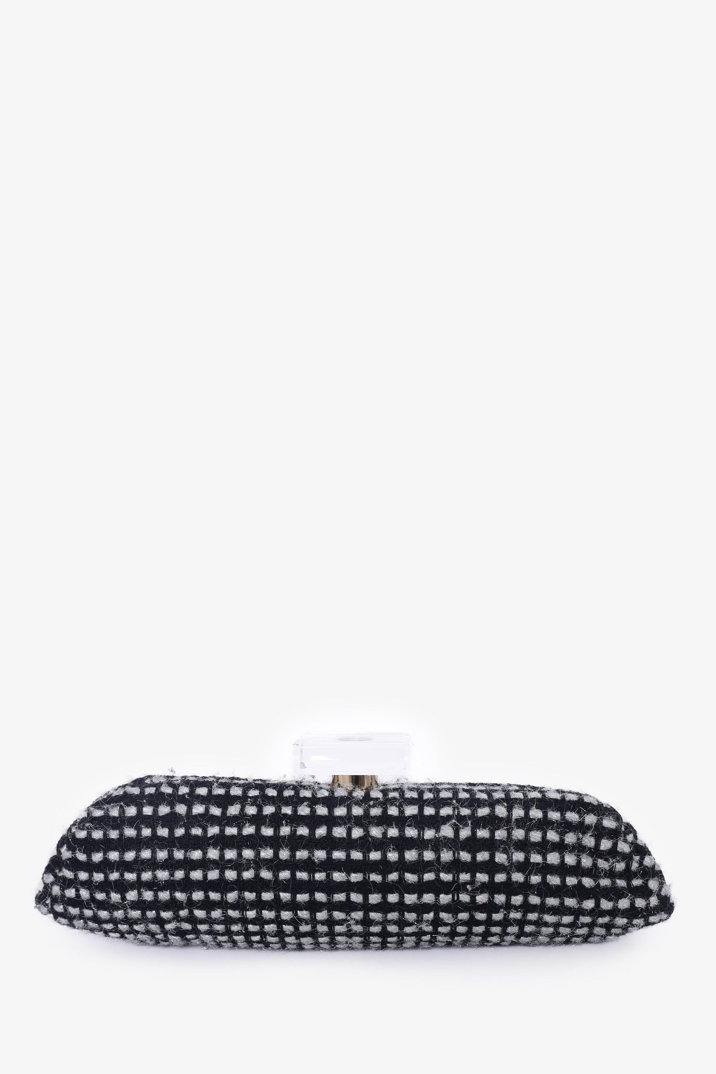 Chanel™ /03 Black/Silver Tweed Clutch