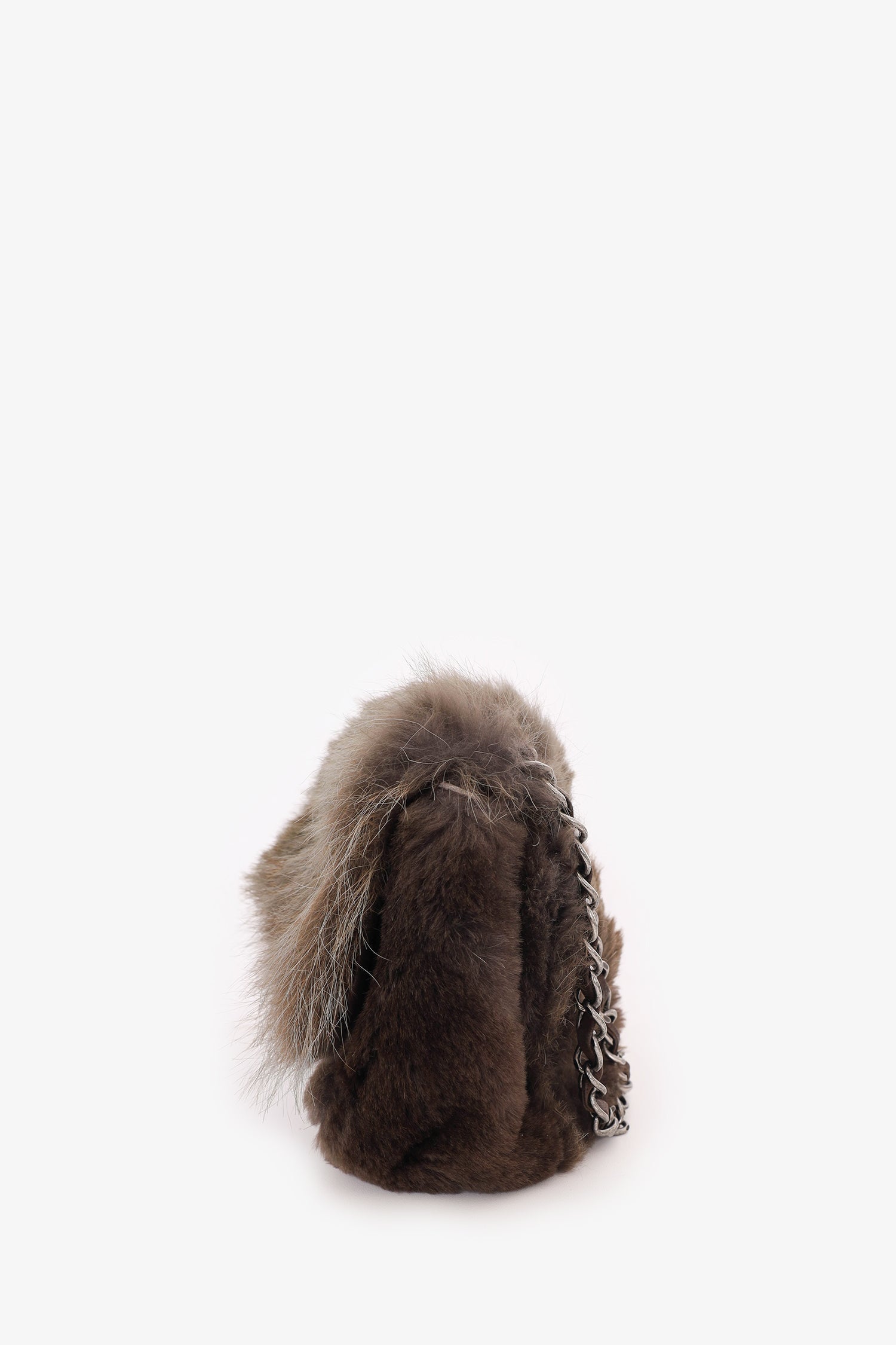 Chanel™ -14 Brown Fur Cc Flap Bag