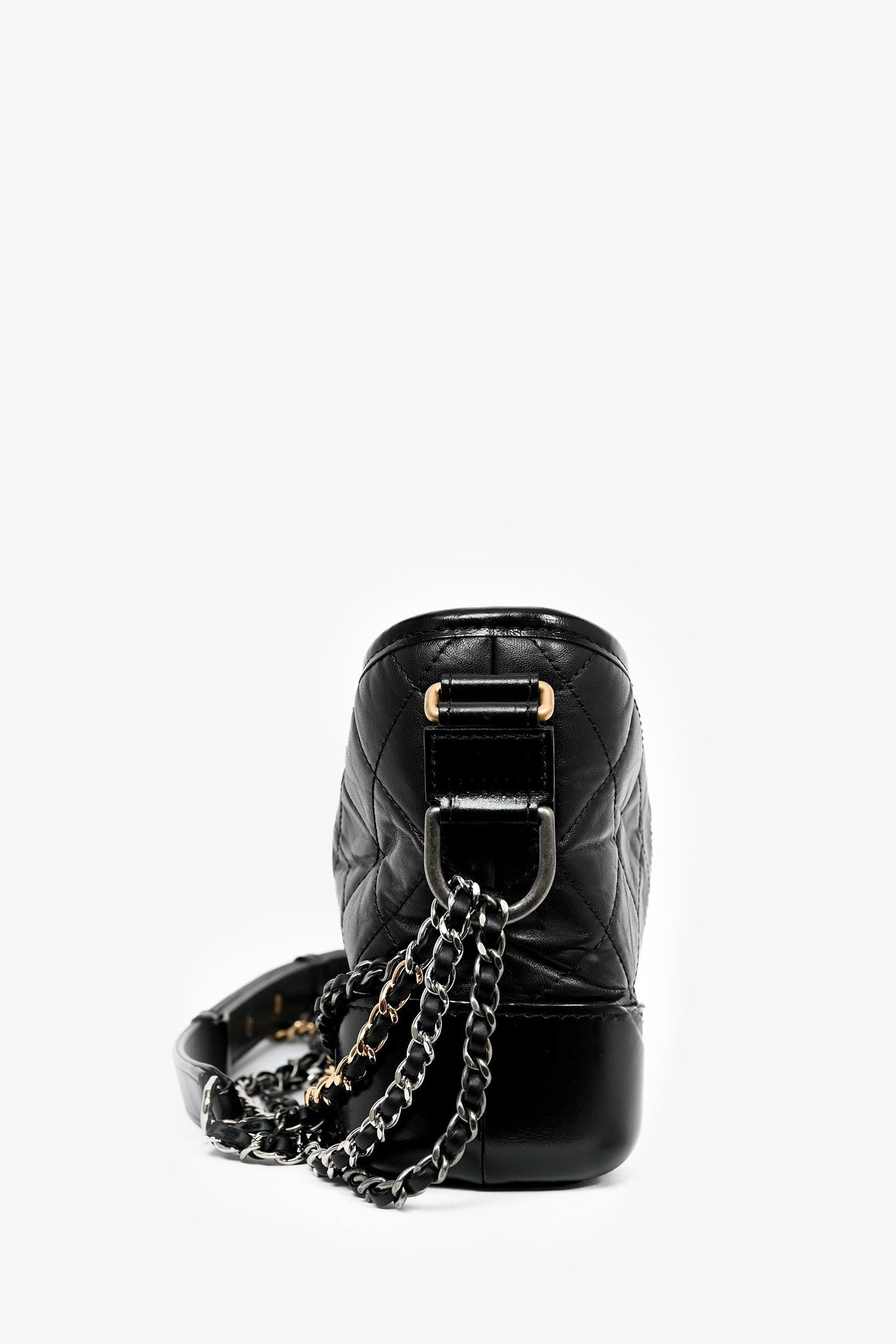 Chaneltm 2019 Black Lambskin Leather Small Gabrielle Bag