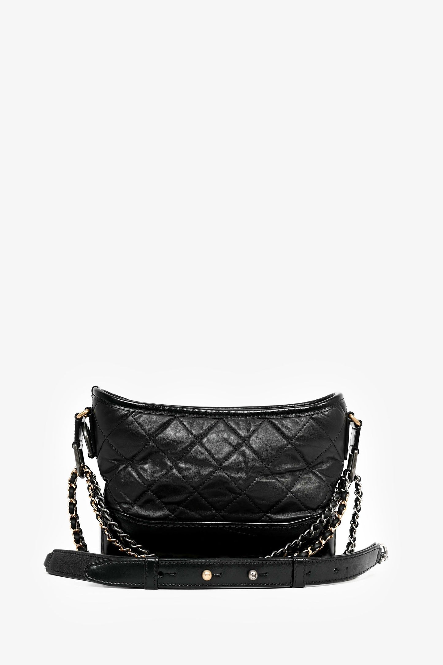 Chaneltm 2019 Black Lambskin Leather Small Gabrielle Bag