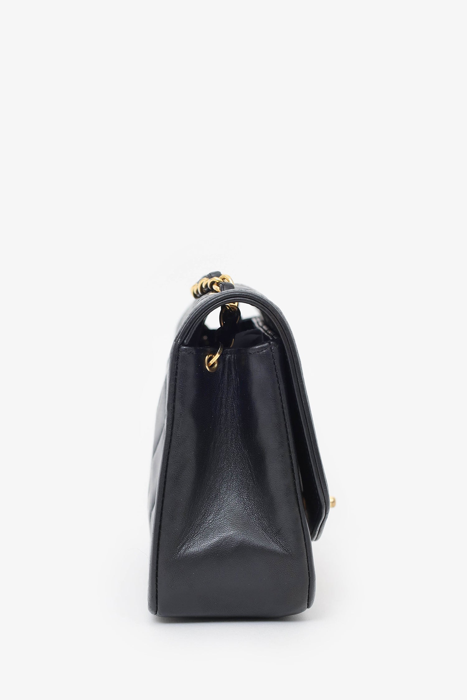 Chaneltm Black Lambskin Small Diana Flap Bag