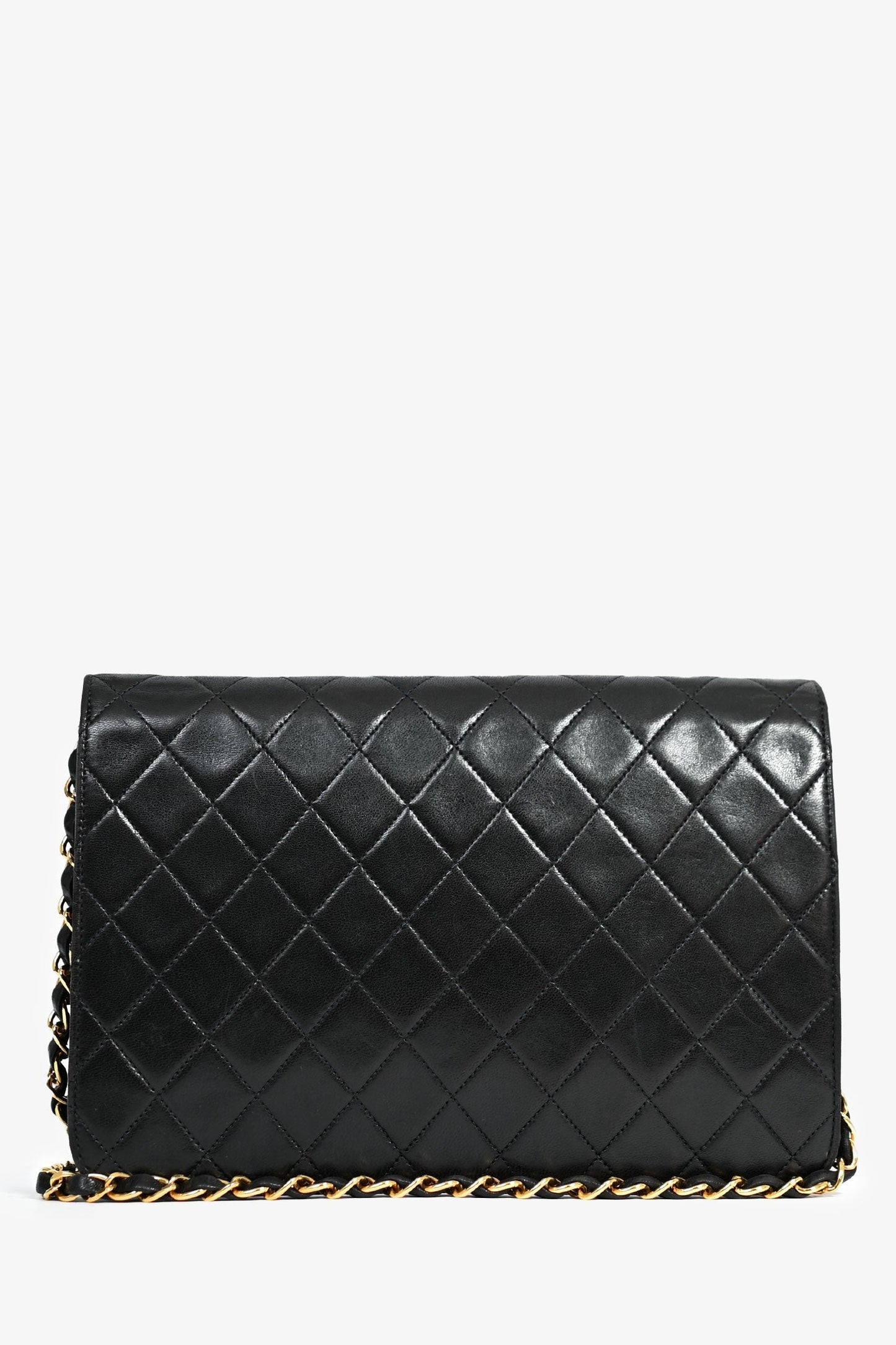 Chanel™ 1994 Black Lambskin Single Chain Flap Bag